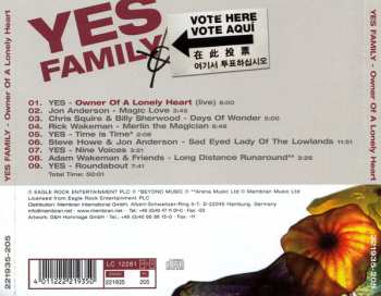 CD Friends Of Yes: Owner Of A Lonely Heart
