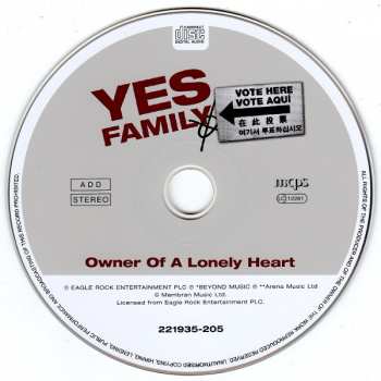 CD Friends Of Yes: Owner Of A Lonely Heart