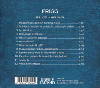 CD Frigg: Perintö - Heritage