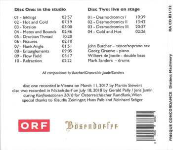 2CD Frisque Concordance: Distinct Machinery 