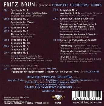 11CD/Zestaw pudełkowy Bratislava Symphony Orchestra: Complete Orchestral Works