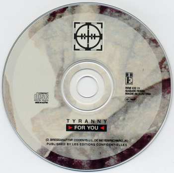 CD Front 242: Tyranny ▷ For You ◁