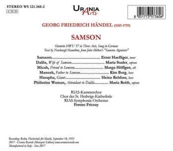 2CD Ferenc Fricsay: Samson