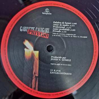 LP Gabinete Caligari: Privado