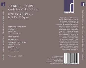 CD Gabriel Fauré: Works For Violin & Piano