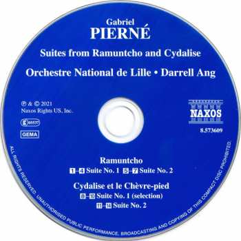 CD L'Orchestre National de Lille: Suites From Ramuntcho And Cydalise