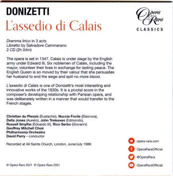 7CD/Zestaw pudełkowy Gaetano Donizetti: Il Diluvio Universale / Ugo Conte Di Parigi / L'Assedio Di Calais (Three Complete Operas) LTD