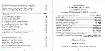 7CD/Zestaw pudełkowy Gaetano Donizetti: Il Diluvio Universale / Ugo Conte Di Parigi / L'Assedio Di Calais (Three Complete Operas) LTD