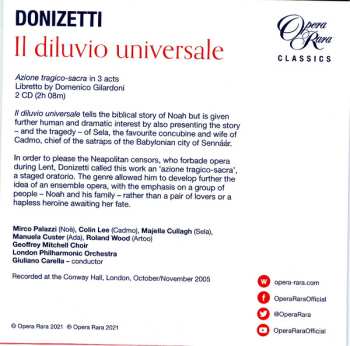 7CD/Zestaw pudełkowy Gaetano Donizetti: Il Diluvio Universale / Ugo Conte Di Parigi / L'Assedio Di Calais (Three Complete Operas) LTD