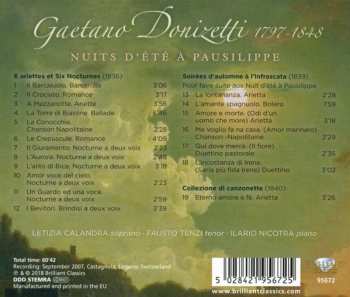 CD Gaetano Donizetti: Nuits D'été à Pausilippe