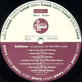 LP Galliano: In Pursuit Of The 13th Note