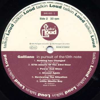 LP Galliano: In Pursuit Of The 13th Note