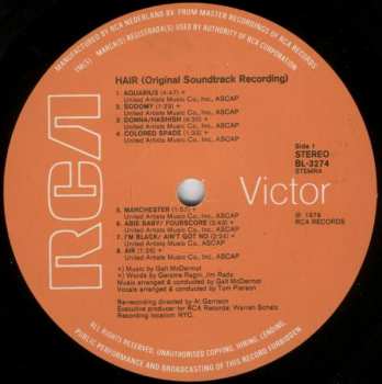 2LP Galt MacDermot: Hair (Original Soundtrack Recording) (2xLP)