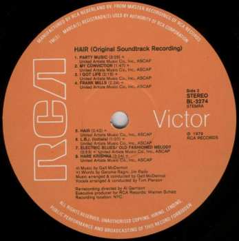 2LP Galt MacDermot: Hair (Original Soundtrack Recording) (2xLP)