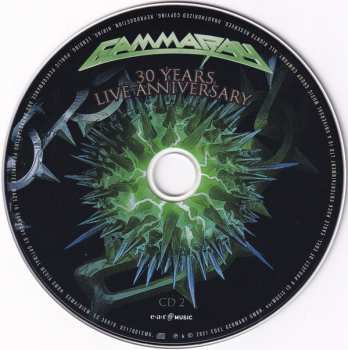 2CD/DVD Gamma Ray: XXX (30 Years Live Anniversary - 1990 - 2020) DIGI