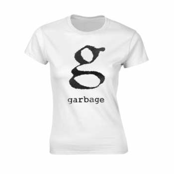 Merch Garbage: Koszulka Damskie Logo Garbage (white)