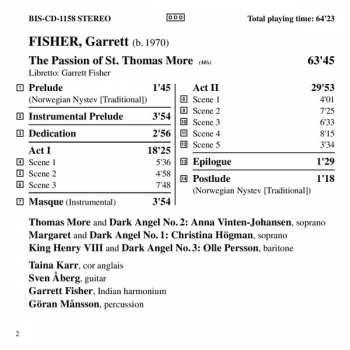 CD Garrett Fisher: The Passion Of Saint Thomas More