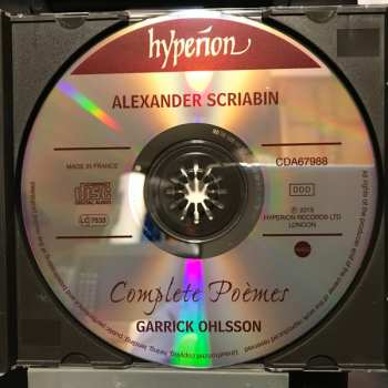 CD Garrick Ohlsson: Scriabin Complete Poèmes