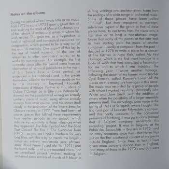 CD Gavin Bryars: Hommages