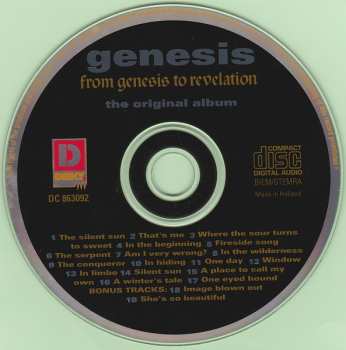 CD Genesis: From Genesis To Revelation