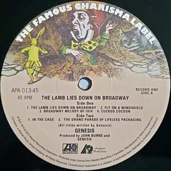 4LP Genesis: The Lamb Lies Down On Broadway LTD | NUM