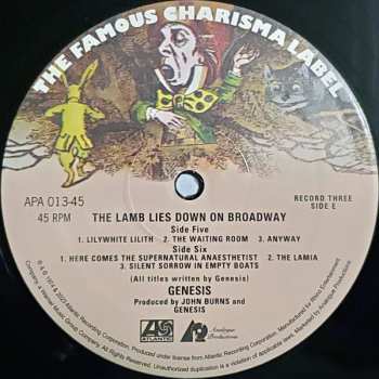 4LP Genesis: The Lamb Lies Down On Broadway LTD | NUM