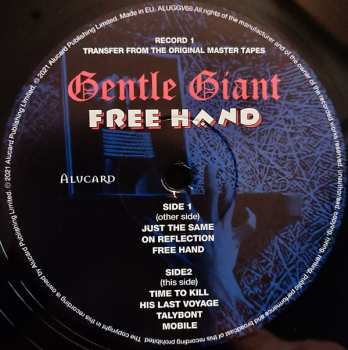 2LP Gentle Giant: Free Hand