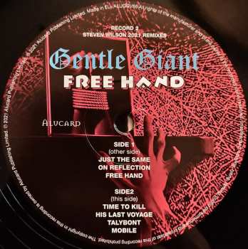 2LP Gentle Giant: Free Hand