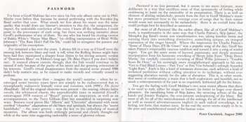 CD Geoff Muldaur: Password