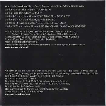 CD Georg Danzer: Lass Mi Amoi No D'Sunn Aufgeh' Segn Konzert-Höhepunkte