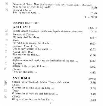 4CD/Zestaw pudełkowy Georg Friedrich Händel: Chandos Anthems (Complete)
