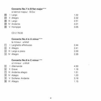 2CD Georg Friedrich Händel: Concerti Grossi, Op. 6