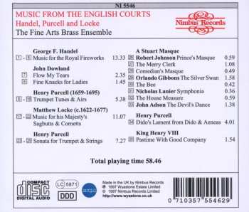 CD Georg Friedrich Händel: Music From The English Courts