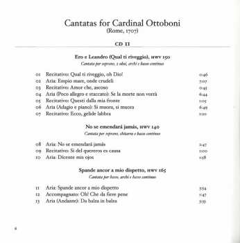 7CD/Zestaw pudełkowy Georg Friedrich Händel: Italian Cantatas LTD