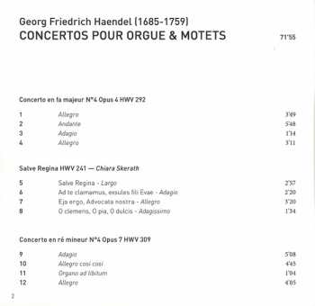 CD Georg Friedrich Händel: Organ Concertos, Salve Regina, Saeviat Telllus