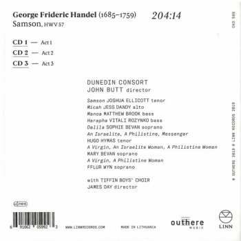 3CD/Zestaw pudełkowy Georg Friedrich Händel: Samson