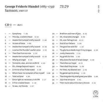 3CD/Zestaw pudełkowy Georg Friedrich Händel: Samson