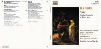 3CD/Zestaw pudełkowy Georg Friedrich Händel: Saul