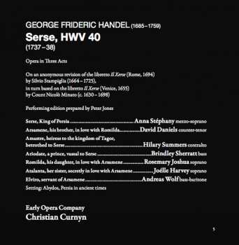 3CD/Zestaw pudełkowy Georg Friedrich Händel: Serse