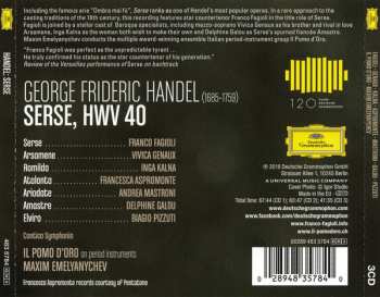 3CD/Zestaw pudełkowy Georg Friedrich Händel: Serse