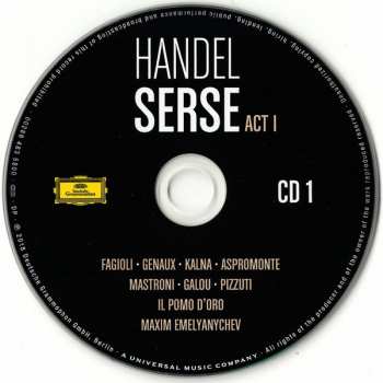 3CD/Zestaw pudełkowy Georg Friedrich Händel: Serse