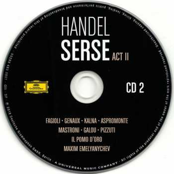 3CD/Zestaw pudełkowy Georg Friedrich Händel: Serse