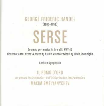 3CD/Zestaw pudełkowy Georg Friedrich Händel: Serse