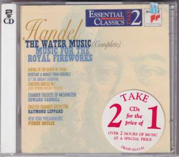 2CD Georg Friedrich Händel: The Water Music (Complete)  Music For The Fireworks