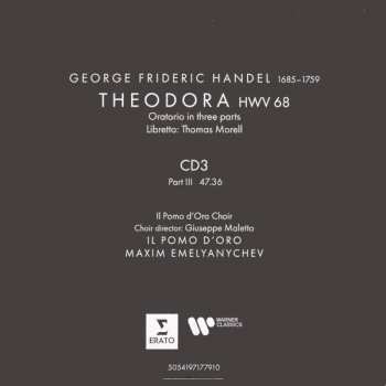 3CD/Zestaw pudełkowy Georg Friedrich Händel: Theodora