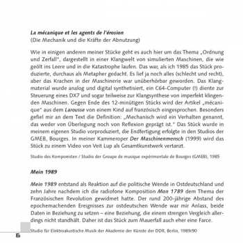 CD Georg Katzer: Les Paysages Fleurissants (Elektroakustische Kompositionen)