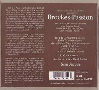 2CD/Zestaw pudełkowy Johannes Weisser: Brockes-Passion