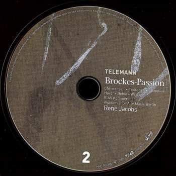 2CD/Zestaw pudełkowy Johannes Weisser: Brockes-Passion