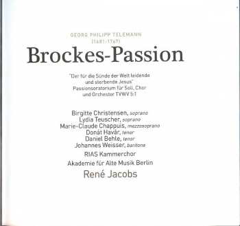 2CD/Zestaw pudełkowy Johannes Weisser: Brockes-Passion