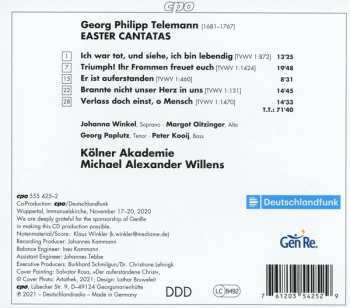 CD Georg Philipp Telemann: Easter Cantatas